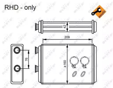 Теплообменник NRF 54224