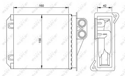 Теплообменник NRF 54236