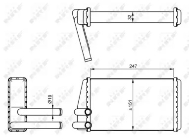 Теплообменник NRF 54267