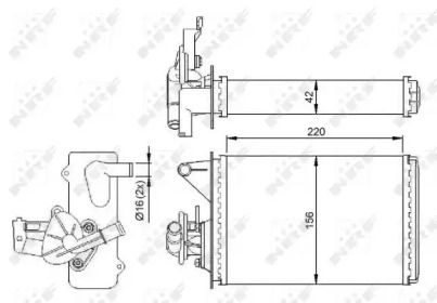 Теплообменник NRF 54281