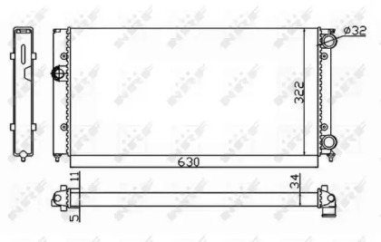 Теплообменник NRF 54664