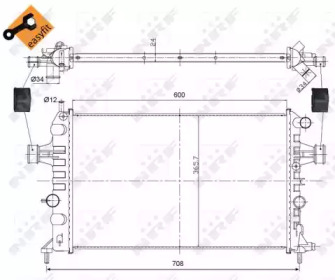 Теплообменник NRF 54668