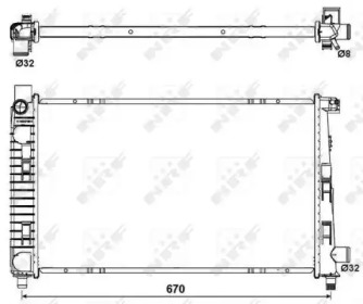 Теплообменник NRF 54719