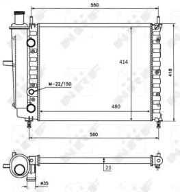 Теплообменник NRF 58016