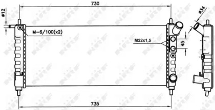 Теплообменник NRF 58154