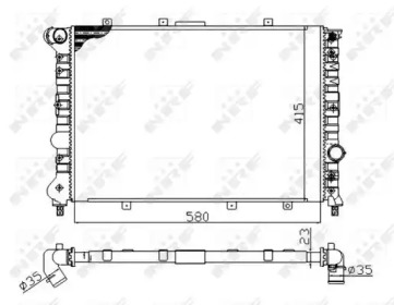 Теплообменник NRF 58202A