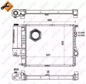 Теплообменник NRF 58247