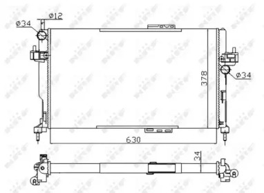 Теплообменник NRF 58282A