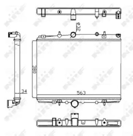 Теплообменник NRF 58303A