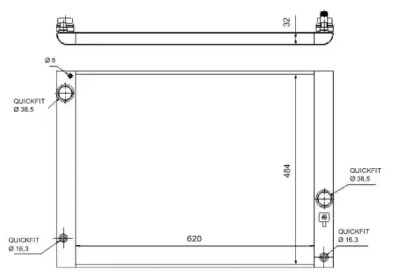 Теплообменник NRF 58320