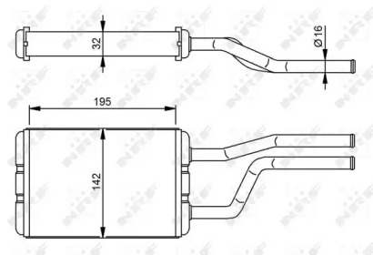 Теплообменник NRF 58358