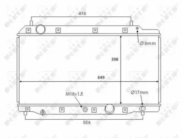 Теплообменник NRF 58383