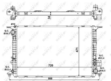 Теплообменник NRF 58439