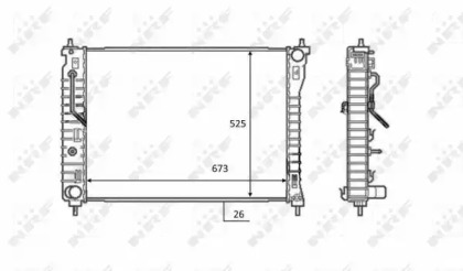 Теплообменник NRF 58449