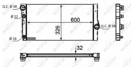 Теплообменник NRF 58466