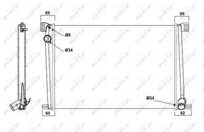 Теплообменник NRF 58472A