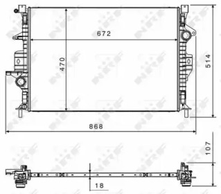 Теплообменник NRF 58499