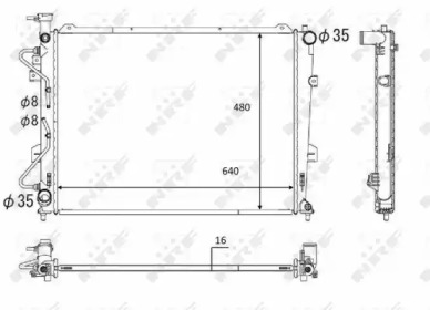 Теплообменник NRF 58554