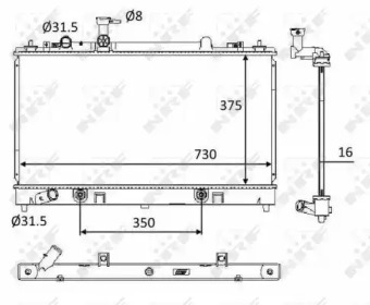 Теплообменник NRF 58560