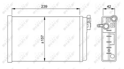 Теплообменник NRF 58640