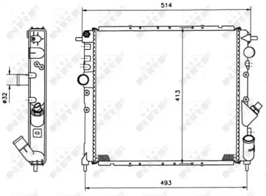 Теплообменник NRF 58784