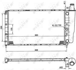 Теплообменник NRF 58830