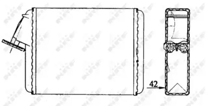 Теплообменник NRF 58840