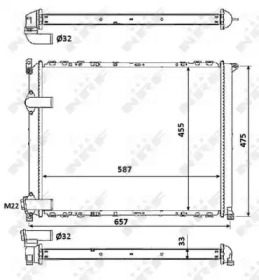 Теплообменник NRF 58849