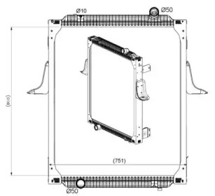 Теплообменник NRF 589563