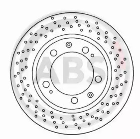 Тормозной диск A.B.S. 16491