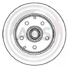 Тормозной диск A.B.S. 16810