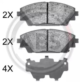 Комплект тормозных колодок A.B.S. 35022