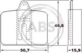 Комплект тормозных колодок A.B.S. 36056