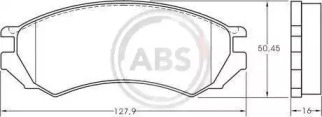 Комплект тормозных колодок A.B.S. 36739