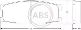 Комплект тормозных колодок A.B.S. 37024