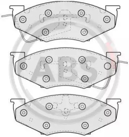 Комплект тормозных колодок A.B.S. 38367