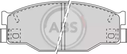 Комплект тормозных колодок A.B.S. 38397