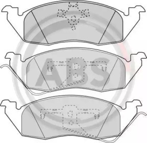 Комплект тормозных колодок A.B.S. 38529