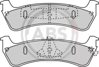 Комплект тормозных колодок A.B.S. 38667