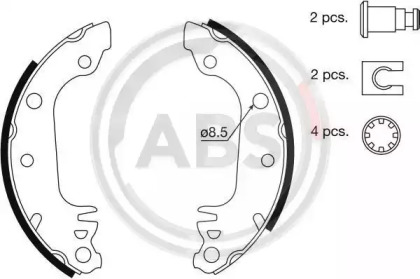 Комлект тормозных накладок A.B.S. 8750