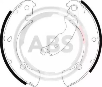 Комлект тормозных накладок A.B.S. 9018