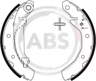 Комлект тормозных накладок A.B.S. 9061