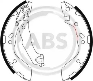 Комлект тормозных накладок A.B.S. 9106