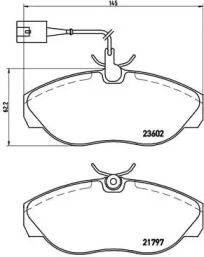 Комплект тормозных колодок A.B.S. P23083