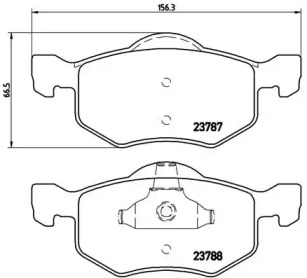 Комплект тормозных колодок A.B.S. P24056