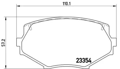 Комплект тормозных колодок A.B.S. P49020