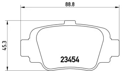 Комплект тормозных колодок A.B.S. P56032