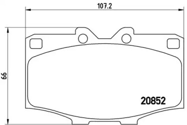 Комплект тормозных колодок A.B.S. P83006