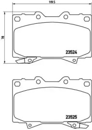 Комплект тормозных колодок A.B.S. P83048