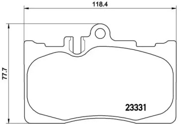 Комплект тормозных колодок A.B.S. P83058